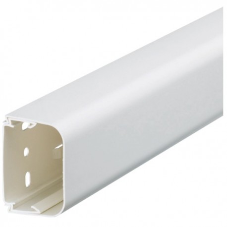 Goulotte 75x125 - Pour climatisation et pompe à chaleur - Blanc