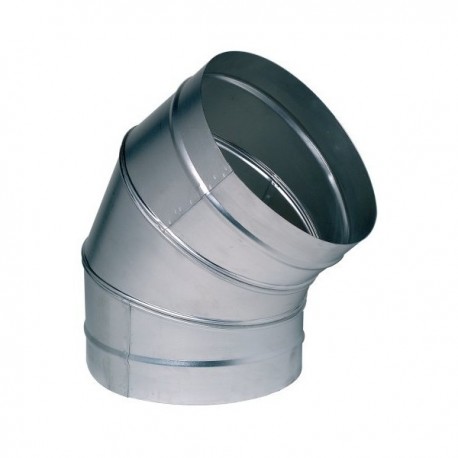 Coude 45° galva - 160mm