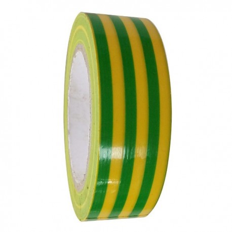 Ruban adhésif isolant - Vert/Jaune
