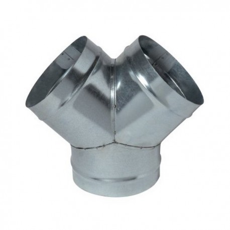 Culotte Simple à 90° : CS galva Ø 80mm