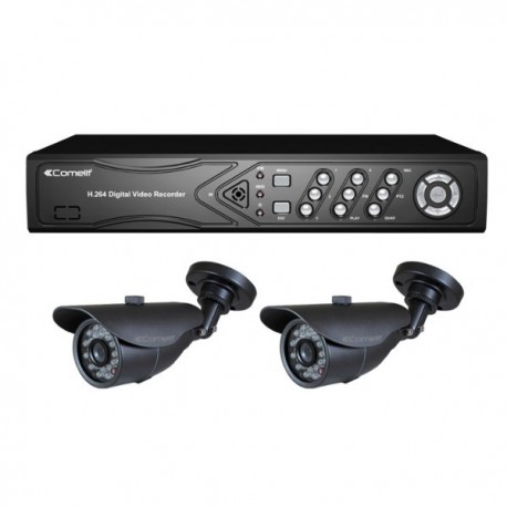 Kit vidéosurveillance HD analogique 2 caméras