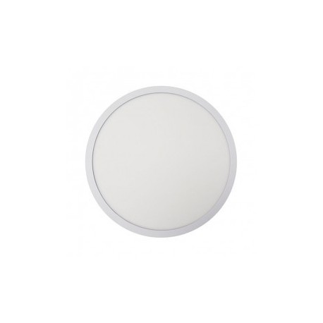 Plafonnier LED diamètre 500 mm - 36W - 4000K - blanc