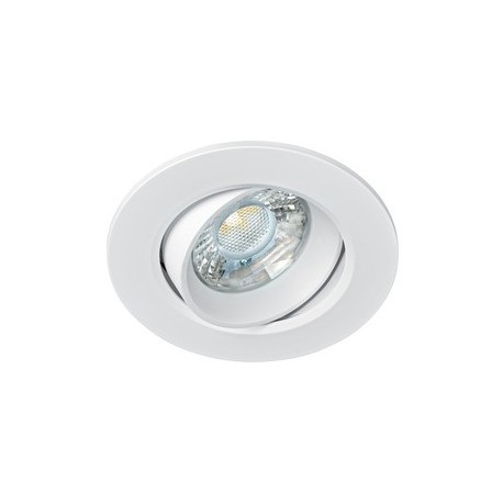 Spot encastré LED orientable Elody - 10W - 4000K - Rond - Blanc
