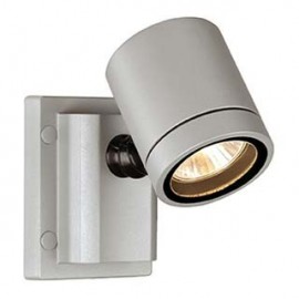 Applique murale extérieure MYRA WALL gris argent - GU10 - max. 50W - IP55