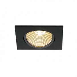 Kit spot LED NEW TRIA 68 - 11W - 3000K - carré - noir - Dimmable