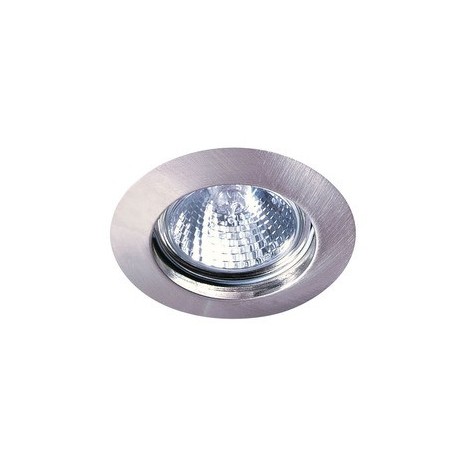 Spot encastré fixe Kit Electro Fixo 12 sans ampoule - Nickel brossé
