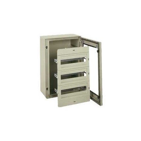 Châssis de distribution modulaire pour coffret étanche - 112 modules