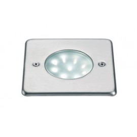 Spot LED encastré pour sol Ego C - 1.5W - 3500K - Inox