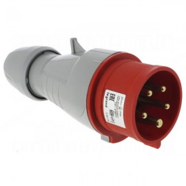 Fiche mobile mâle droite P17 - 380/415 V - 16A - 3P+N+T - IP 44