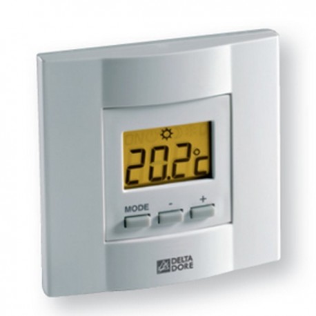 Thermostat d'ambiance filaire Tybox 51 pour chauffage ou clim réversible