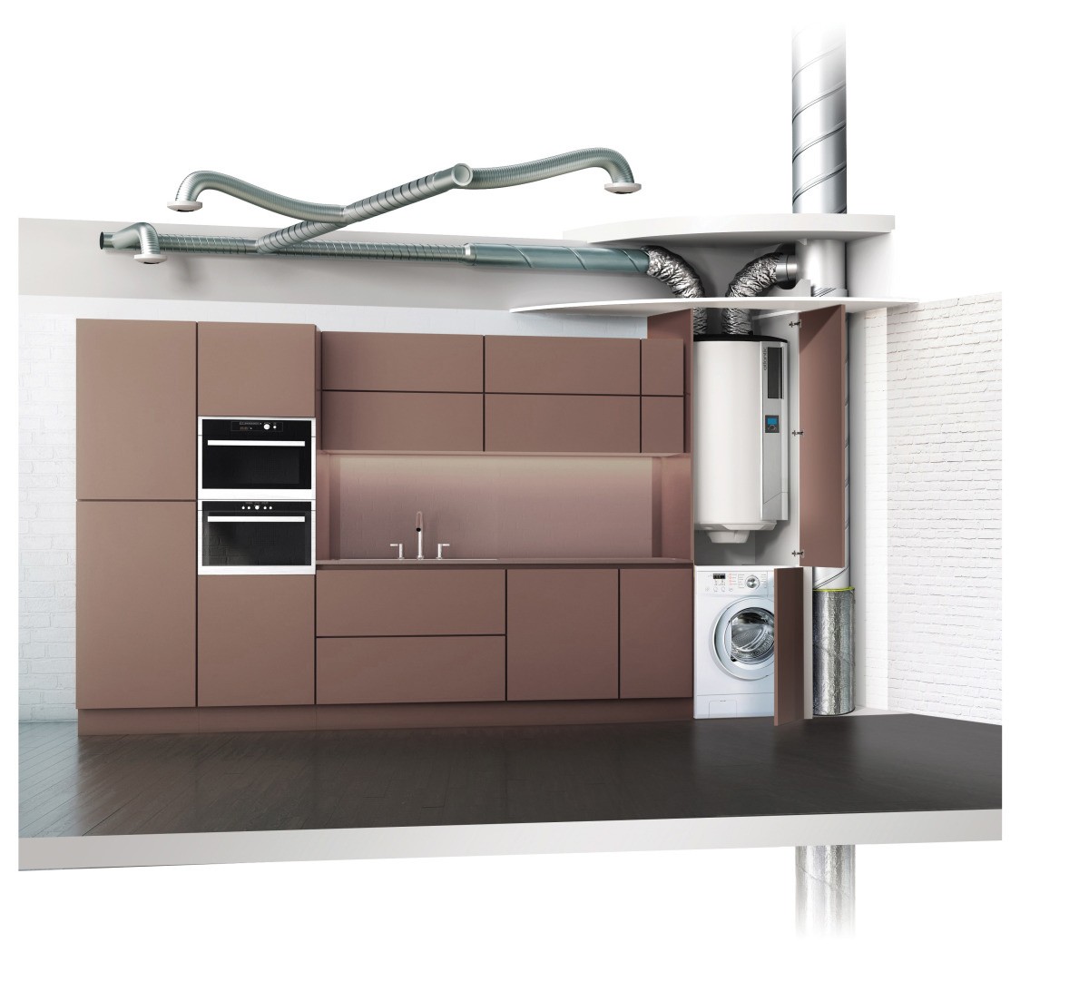 Chauffe eau thermodynamique AQUACOSY AV200 200L 470W 25 à 165m3/h — free download