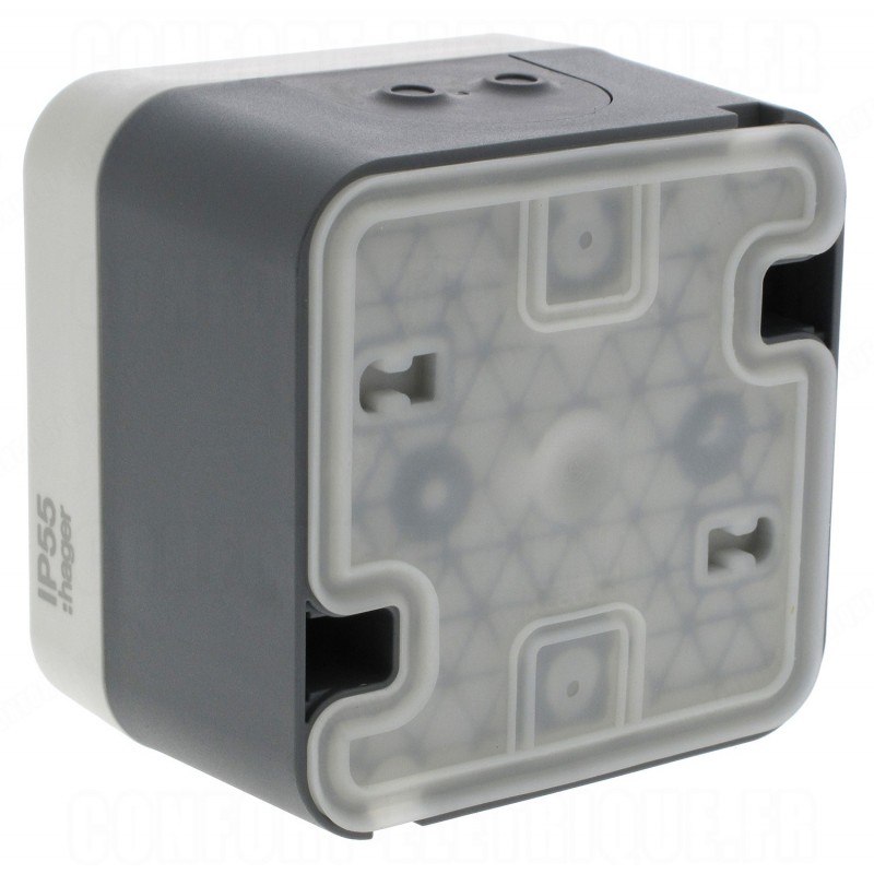Boîtier D'encastrement Simple CUBYKO Legrand Gris IP55 - Neuf, Pour Installation électrique