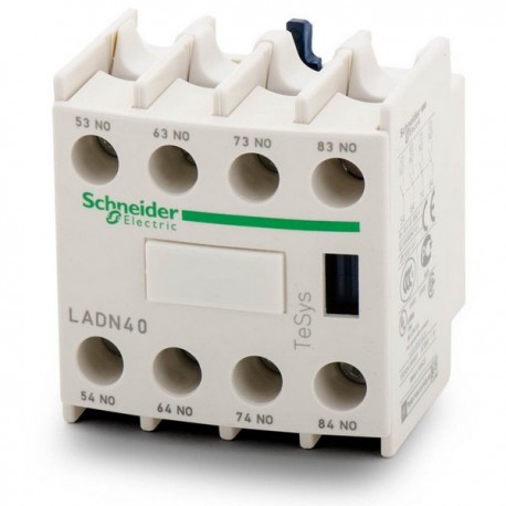 Bloc auxiliaire additif frontal TeSys - 10A - 48-690Vca - 4F