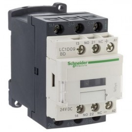 Contacteur TeSys LC1D - bobine 24VCC - 3P AC3 440V - 4kW - 3F 