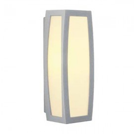 Applique Meridian Box - Gris argent - 25W - Sans ampoule - Détecteur de mouvement