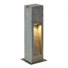 Borne Arrock Stone LED 50 - Gris - 9W - Non variable - Avec ampoule