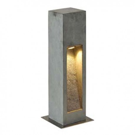 Borne Arrock Stone LED 50 - Gris - 9W - Non variable - Avec ampoule