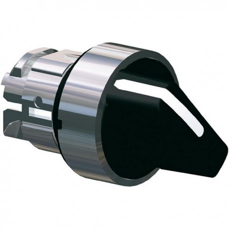 Tête de bouton Harmony ZB4 - tournant - 2 positions - Ø22 - noir