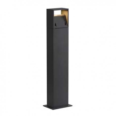 Borne Logs 70 - Anthracite - 6W - Non variable - Avec ampoule