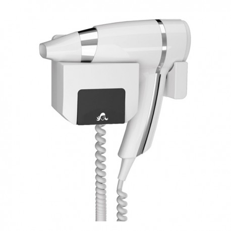 Sèche-cheveux Brittony Support - 1600W - Blanc - Support Frontal Base