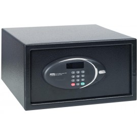 Coffre-fort Trustee Compact JVD - Verrouillage par code - Pile - 2 points - Acier - Noir