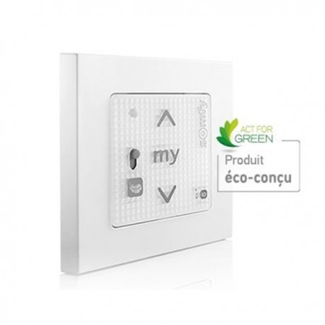 Point de commande Smoove RS100 IO-homecontrol + cadre - Blanc