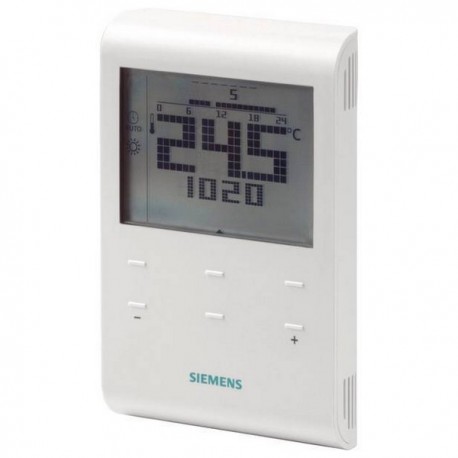 Thermostat d'ambiance programmable Hebdo RDE100.1 - 5 à 35°C - à piles - 5(2)A - filaire
