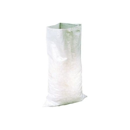 Rouleau de 10 sac à gravats blanc tressé 60 litres - 550 x 950 mm