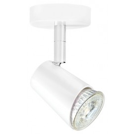 Spot LED Judy 01 sur patère - GU10 - Dimmable - 3000K - 4,5W - Blanc