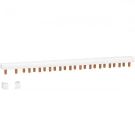Peigne monobloc XP Resi9 - 1P+N - 63A - 26 pas - Cache dents de 5 modules