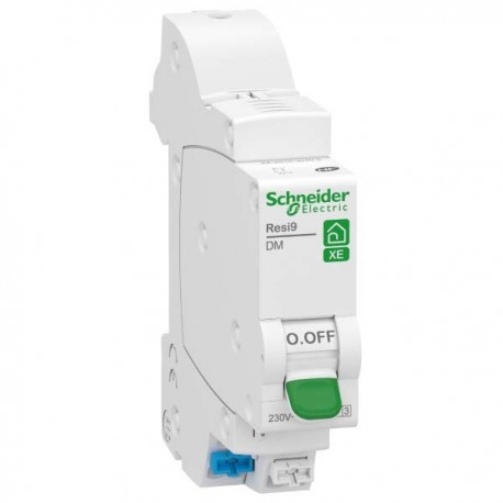Disjoncteur 25A XE Resi9 - 1P+N - Courbe C - 3kA - 230V CA - Embrochable
