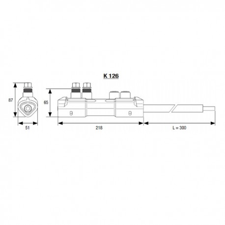 Lot De 2 Embouts Réducteurs Michaud K128 T2 - Réduction Section 6-50mm² Vers 25mm² - Neufs Pour électricien