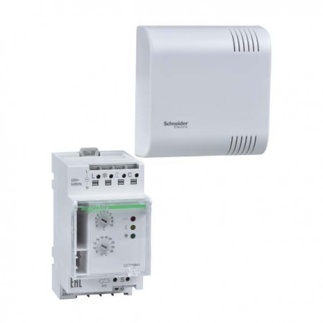 Thermostat modulaire pour chauffage direct TH4 - 1 zone - Plage de réglage : +8... +26°C