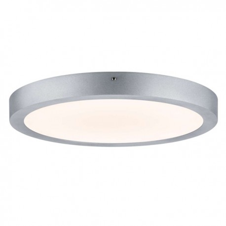 Plafonnier Lunar LED - Chrome mat - 22W - 3000K - Rond - IP44 - Avec ampoule