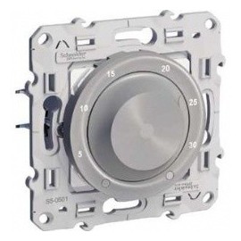 Odace thermostat électronique 8A - aluminium