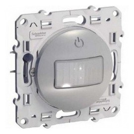 Odace détecteur de mouvements 2 fils - aluminium