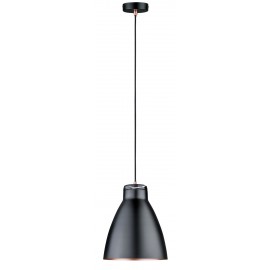 Suspension NEORDIC ROALD - 20W - E27 - 230V - Noir - Cuivre - Marbre - Dimmable - Sans ampoule