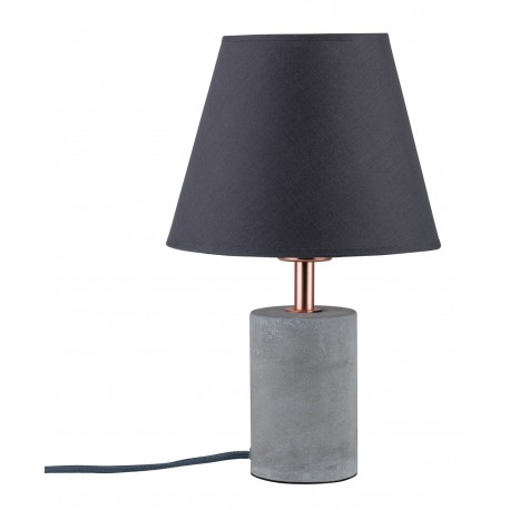 Lampe à poser NEORDIC TEM - 20W - E27 - 230V - Gris - Métal/béton - Dimmable - Sans ampoule - Fait main