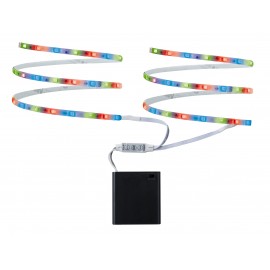Ruban Mobil Led décoratif - Adhésif - Blanc - 1,2W - Piles - RGB - Dimmable