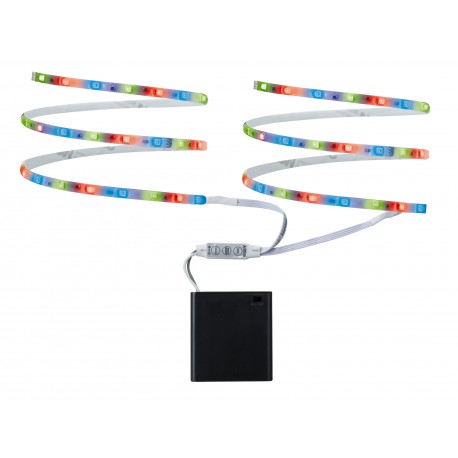 Ruban Mobil Led décoratif - Adhésif - Blanc - 1,2W - Piles - RGB - Dimmable