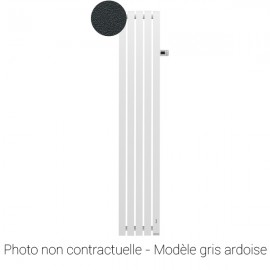 Radiateur connectable Mythik - Vertical - 1500W - Gris ardoise