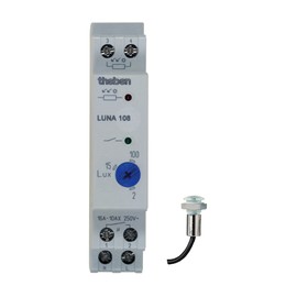 Interrupteur crépusculaire analogique LUNA 108 EL - 230 V - 50/60 Hz - Capteur de luminosité compris