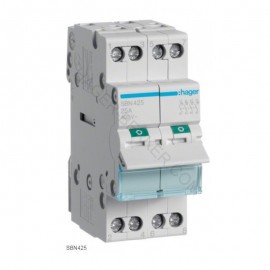 Interrupteur sectionneur tétrapolaire - 4P - 25A - 440V - 50/60 Hz