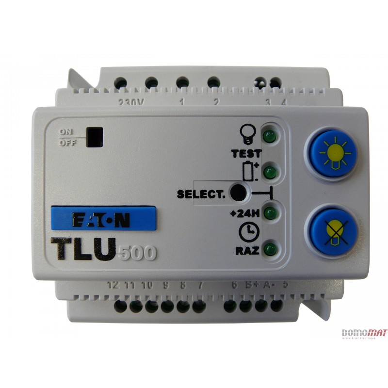 Boîtier TLU 500 - Télécommande bloc de secours - fonctions spécifiques