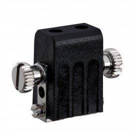 Porte douille GX5,3 pour système de câbles suspendus halogène 12V - Noir