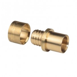 Raccord PER droit à glissement - A souder - A sertir - 12x1,1mm - 12
