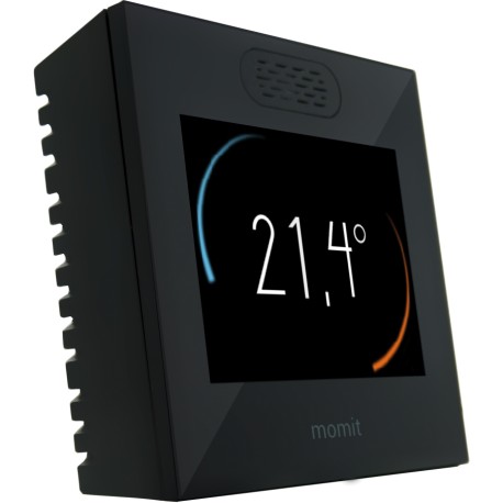 Smart Thermostat - Programmation intelligente - Connecté - Ecran tactile 3.43” - WiFi - Noir