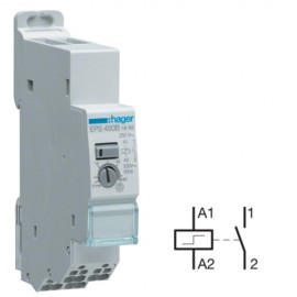 Hager EPS450B - Télérupteur minuterie 1F 16 A SansVis