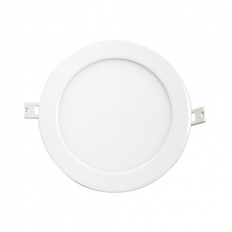Spot plat blanc Miidex 12W Ø 170mm - 4000K avec alimentation