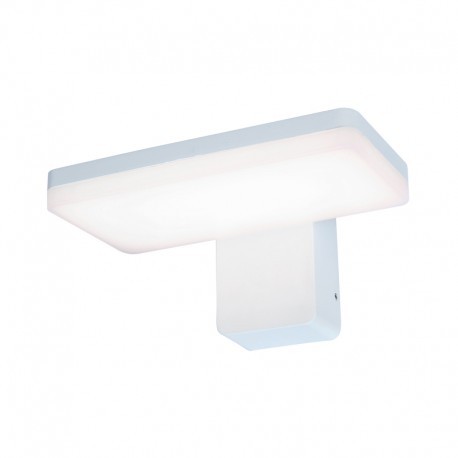 Applique murale LED COB extérieure - Blanc - 12W - 3000K - IP65 - Non dimmable - Avec ampoule